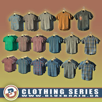 Preview image for 3D product Clothing - Shirts - Short Sleeved - Hung